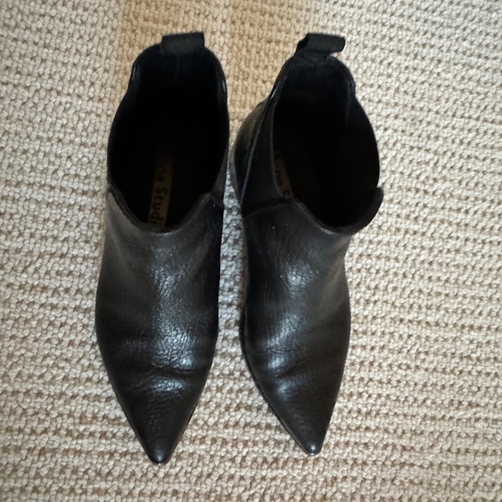 Acne Studio Black Ankle Boots